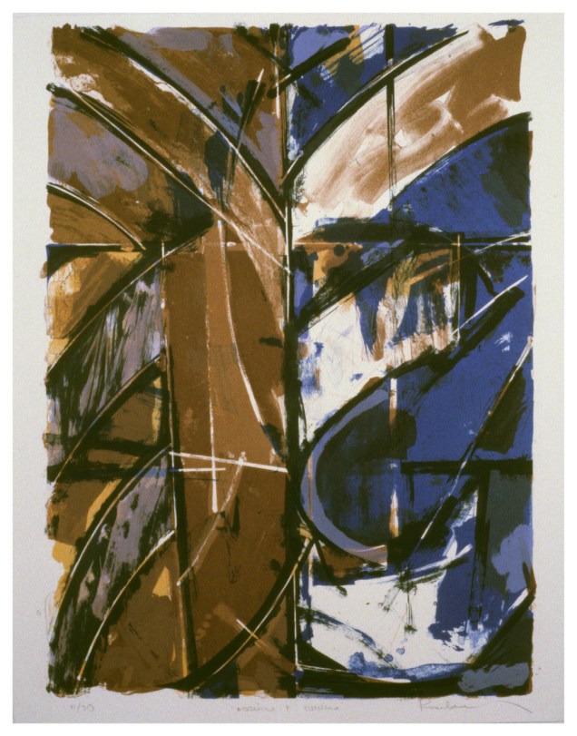 Morning and Evening 1983 lithograph - with Will Petersen / Plucked Chicken Press