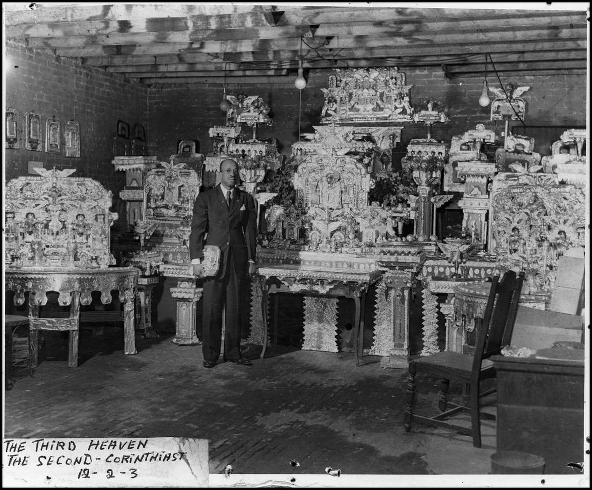 James-Hampton-with-Throne